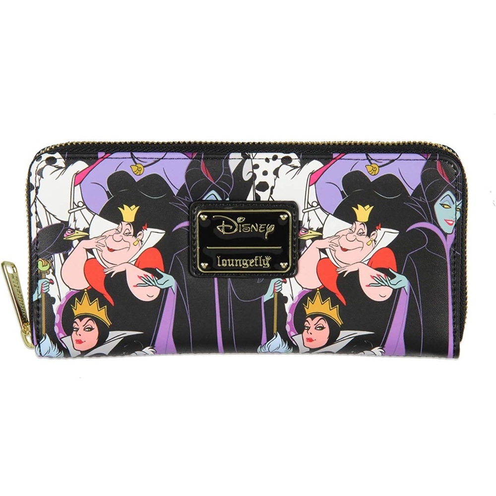 😈 DISNEY VILLIAN LOUNGEFLY WALLET